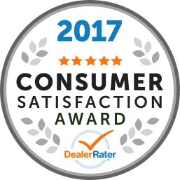 Premio de satisfacción del consumidor de Dealer Rater 2017 en MD, VA y DC - Easterns Automotive